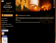 Tablet Screenshot of calvados-boulard.com